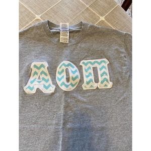 Alpha Omicron Pi Sorority College Greek Life Short Sleeve Shirt T-shirt Tee